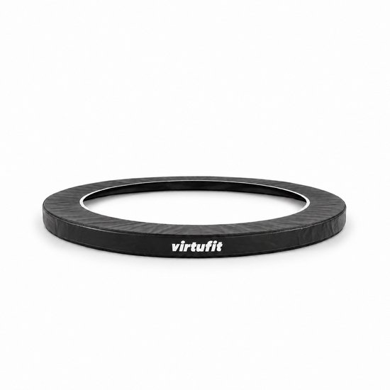 VirtuFit Beschermrand - Trampolinerand Zwart / Wit - 20 mm dik - Ø251 cm - Beschermrand Trampoline - UV en Waterbestendig PVC