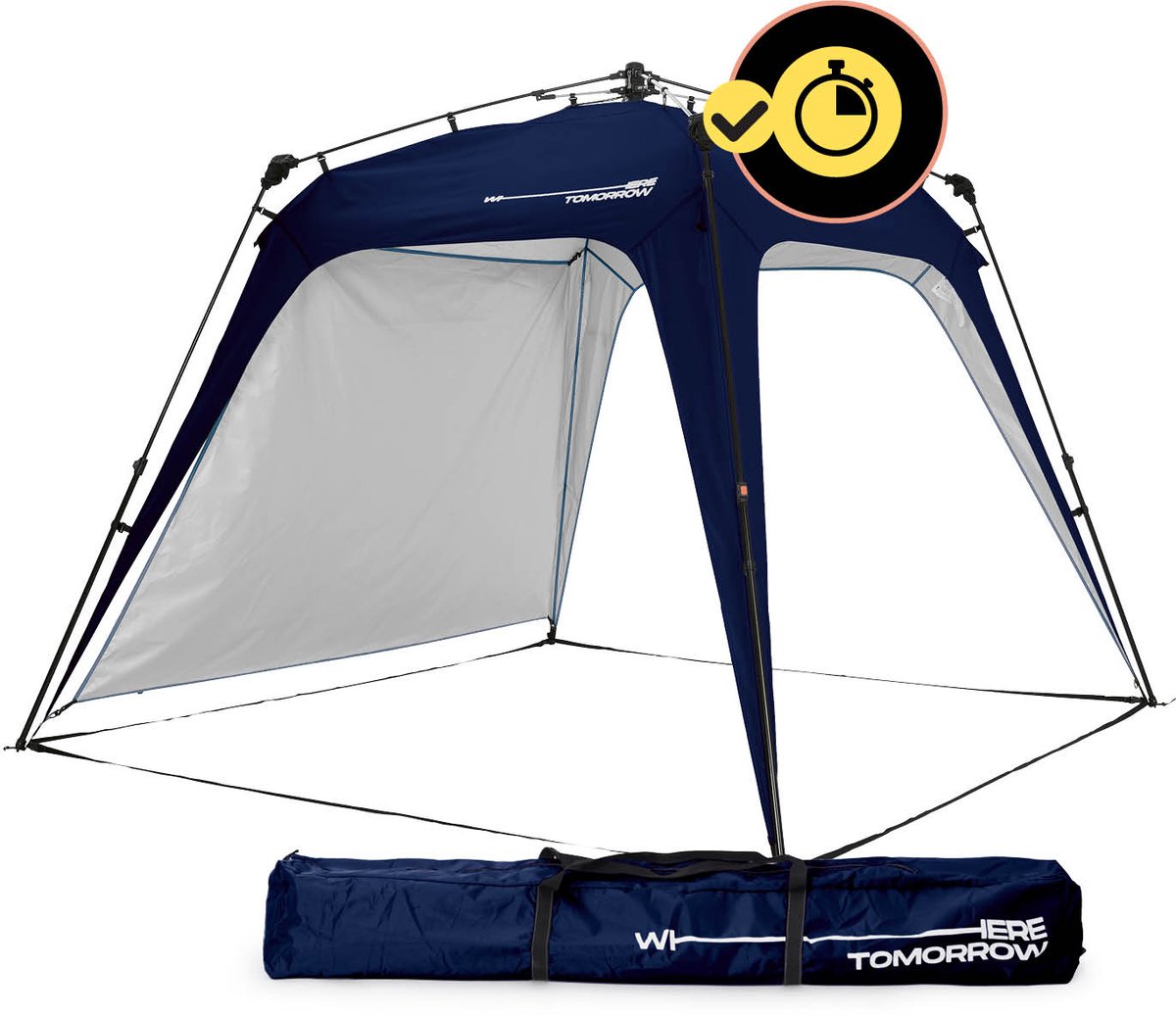 Lumaland - Paviljoen tent - 250 x 250 cm - navy