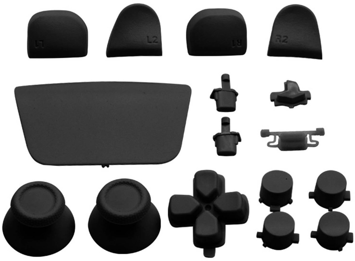 Dailygoods - 16-delige Vervangingsknoppen voor Gamecontroller