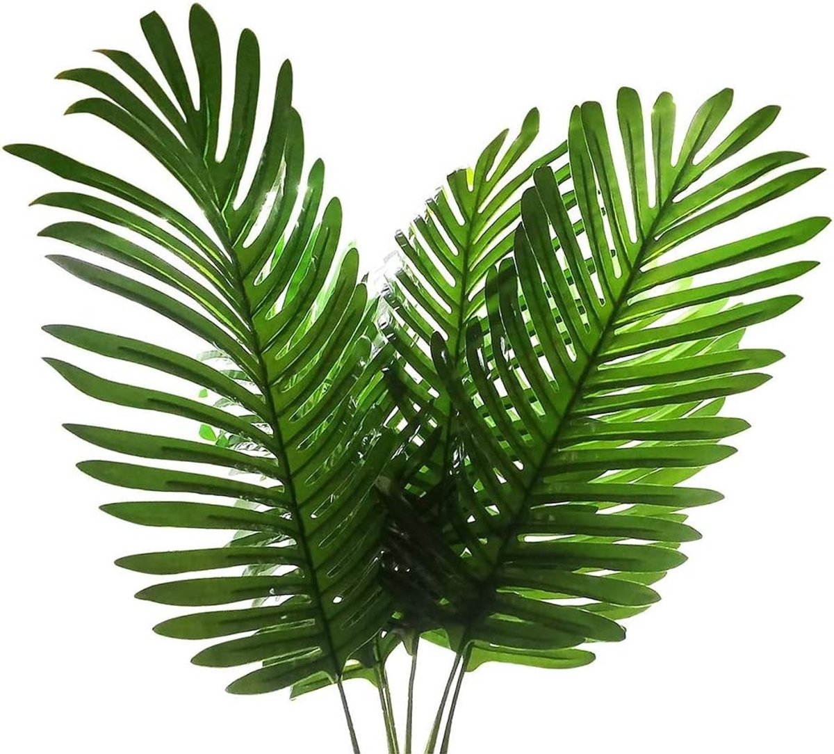 Dailygoods - Dailygoody - Kunstplanten - Tropische Palmbladeren - Perfect voor Feesten - Groen - Imitatievarens - Decoratie voor Huis en Bruiloft - 5 Stuks