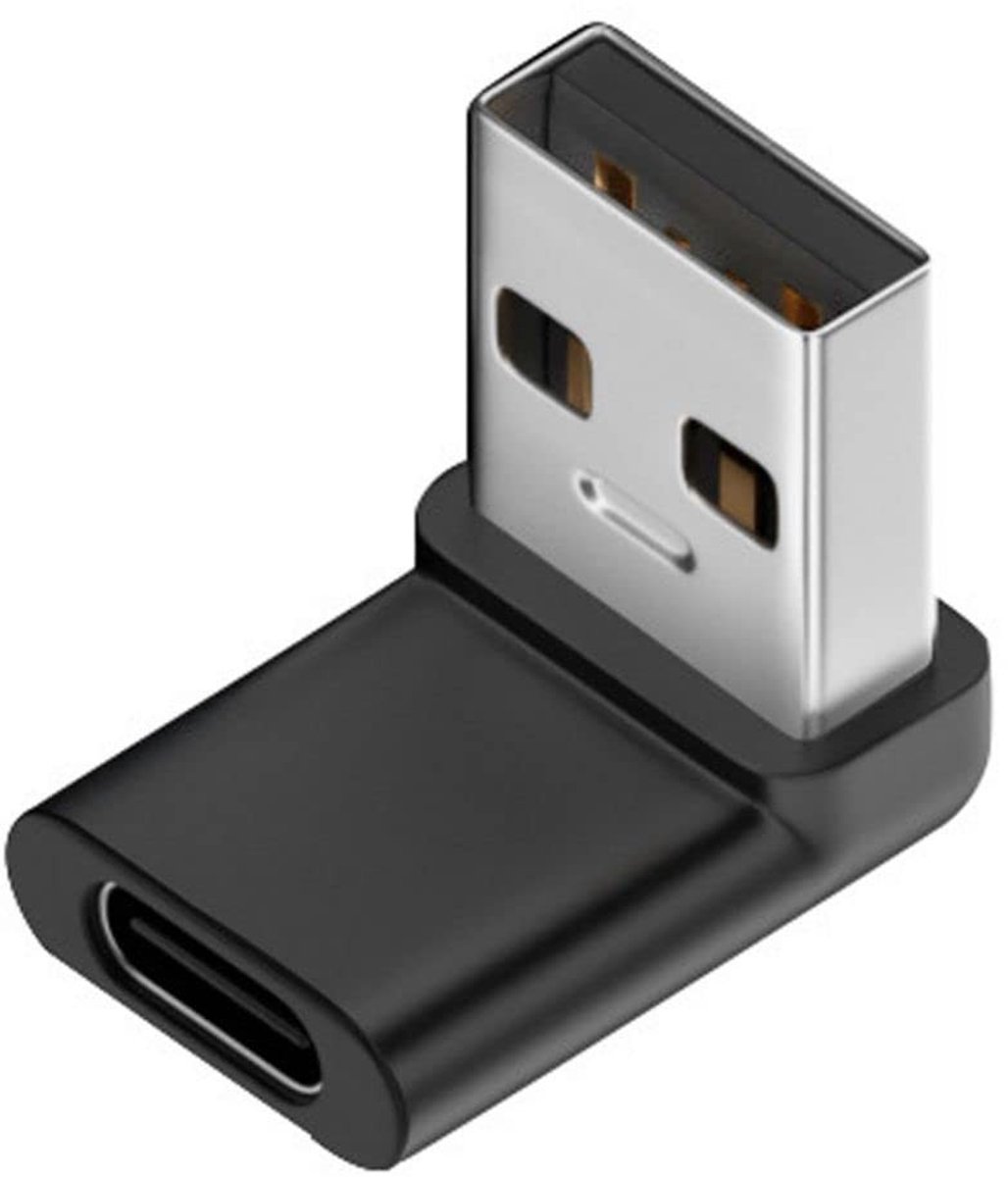 Dailygoods - USB Type C naar USB Mannelijke Adapter 90 Graden