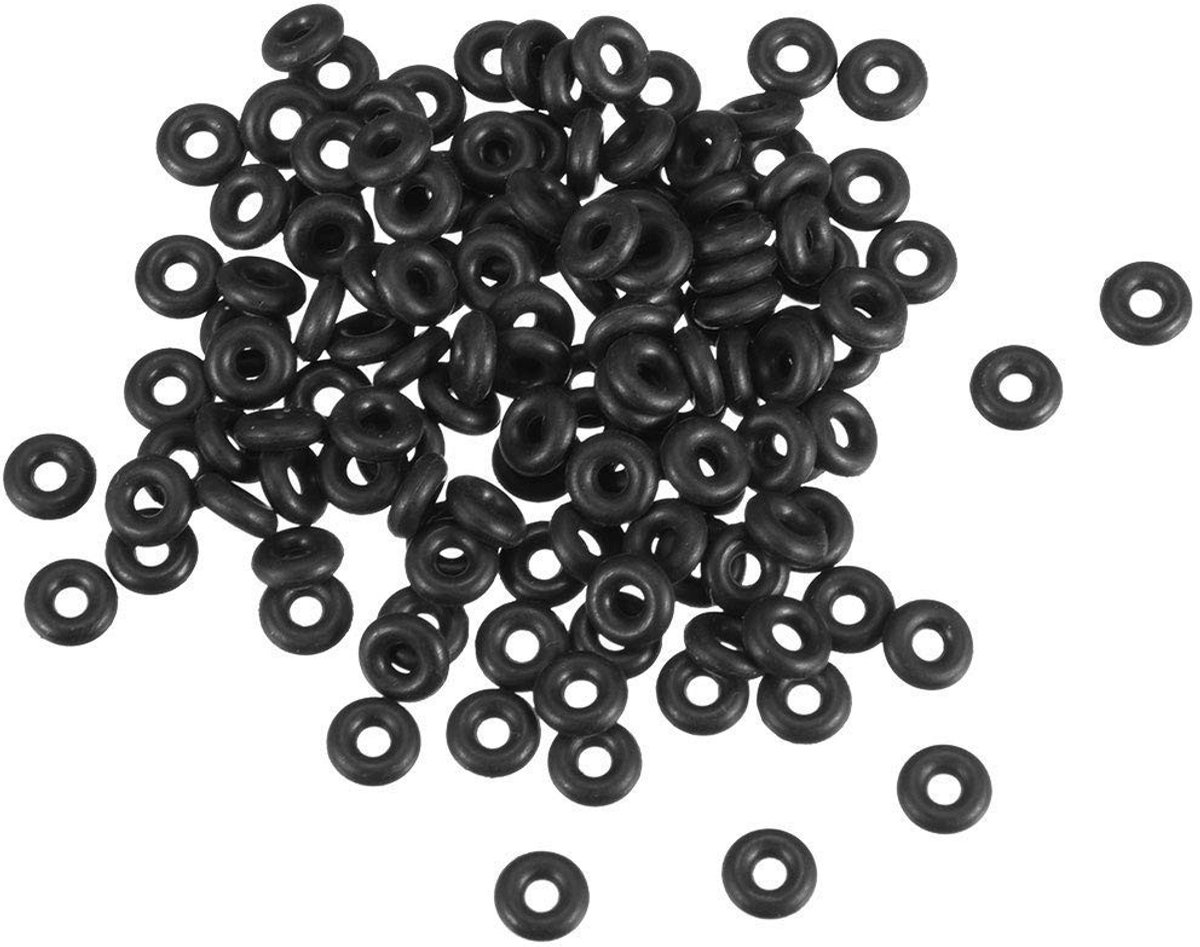Dailygoods - 250 Stuks Nitrilrubber O-ringen, 6 mm Buitendiameter