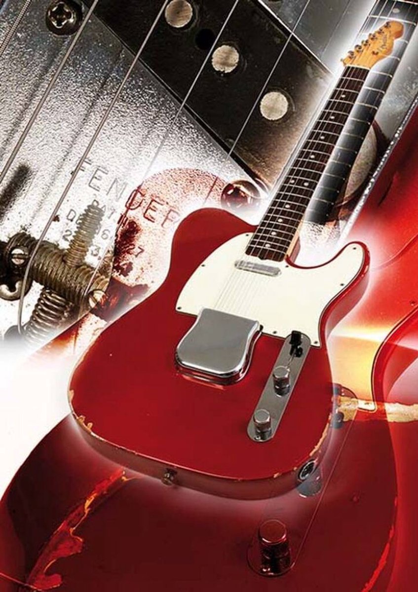 Vintage Guitar Poster
