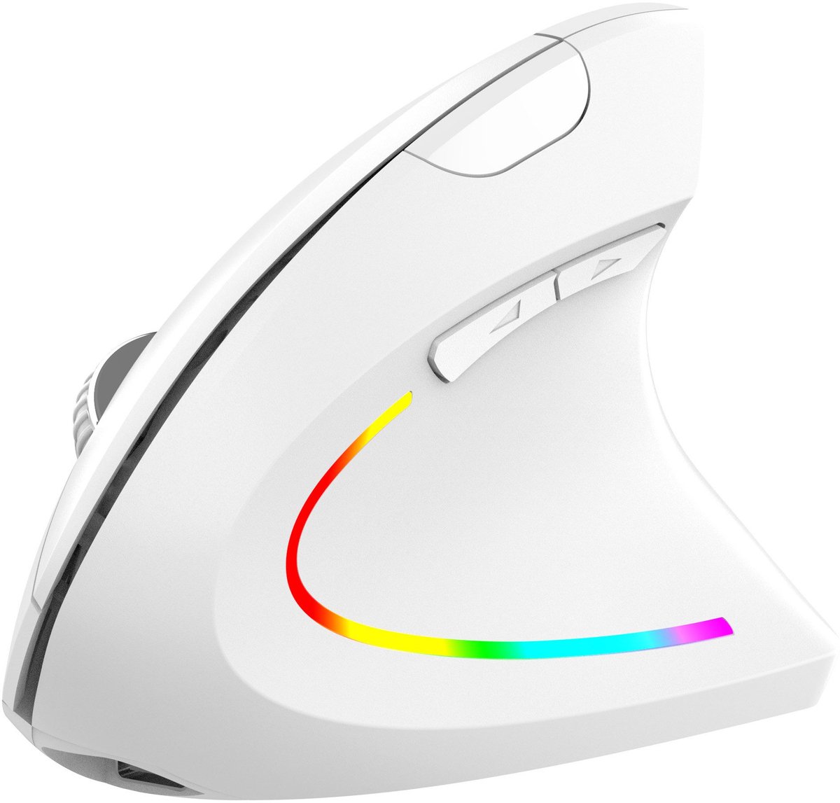 NAXSIR Ergonomische Verticale Draadloze Muis met RGB LED - 2.4G,4 DPI-niveaus (800-2400),Stille Knoppen,voor Kantoor en Gaming