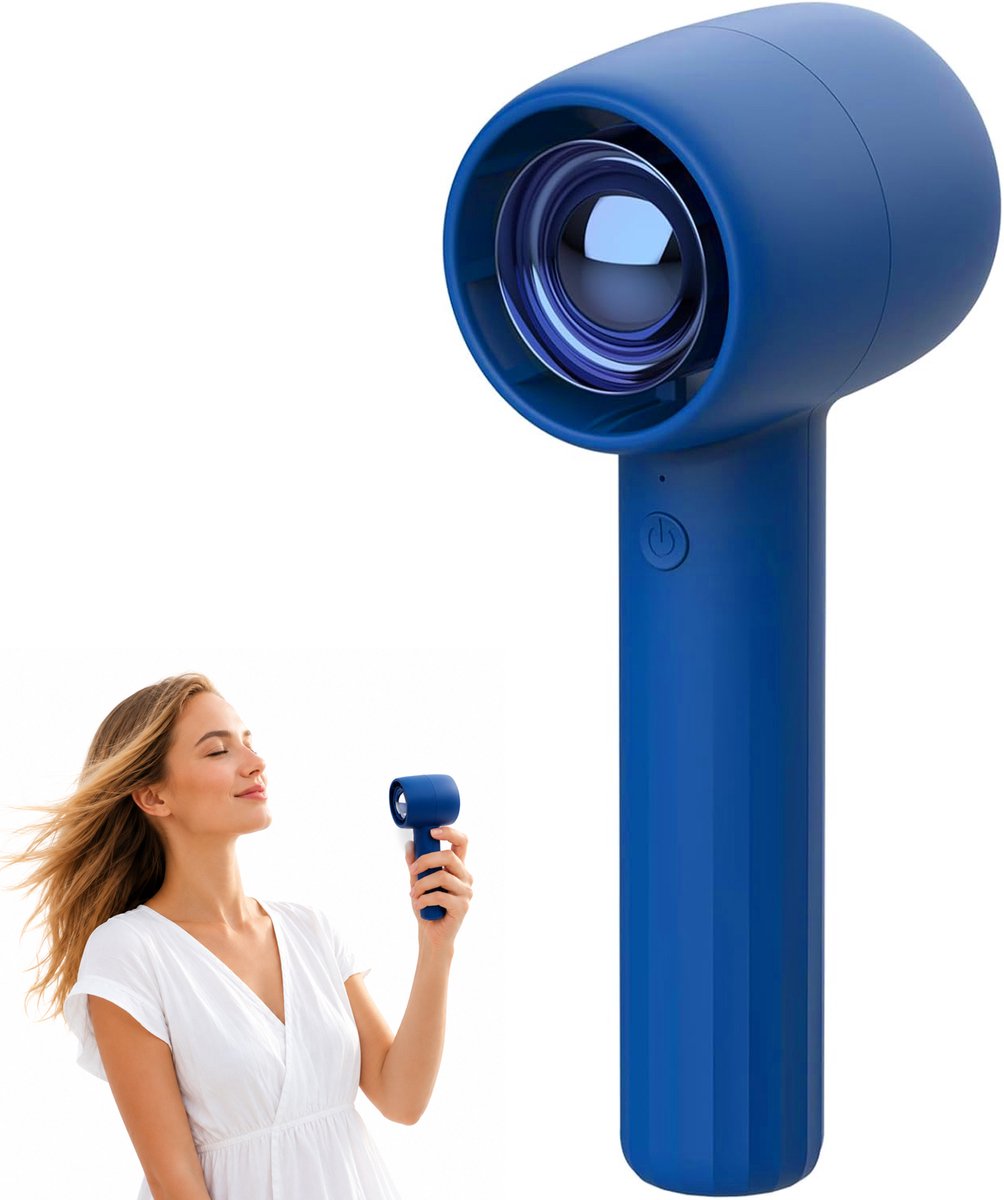 Oplaadbare Mini Koelventilator – Draagbare Handventilator met Aromatherapie – 3 Snelheden 2000mAh USB Oplaadbaar – Voor Reizen en Buiten