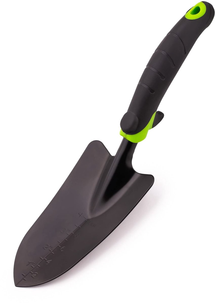 Dailygoods - Cosensi - Dailygoods - Dailygoody - Bloempot van staal - Tuingereedschap - Handige plantentroffel - 8 cm werkbreedte - Tuinschep voor planten - Geschikt voor tuinieren