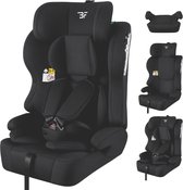 Bebies First Autostoel Grandtour V2 i-Size - Groep 1/2/3 (76 - 150 cm) - Gordel - Zwart