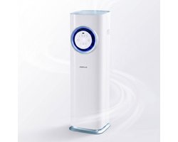 Mobiele Airco 3200 BTU 3-in-1 - Koelen - Ontvochtigen - 3 Snelheden - LED Display - Woonkamer En Kantoor - 26x26x89 cm - 1 Stuk - Wit