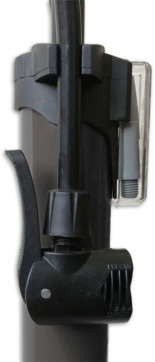 LYNX - Fietspomp met drukmeter -12 bar/174 psi - Grijs van Lynx. — afbeelding 4