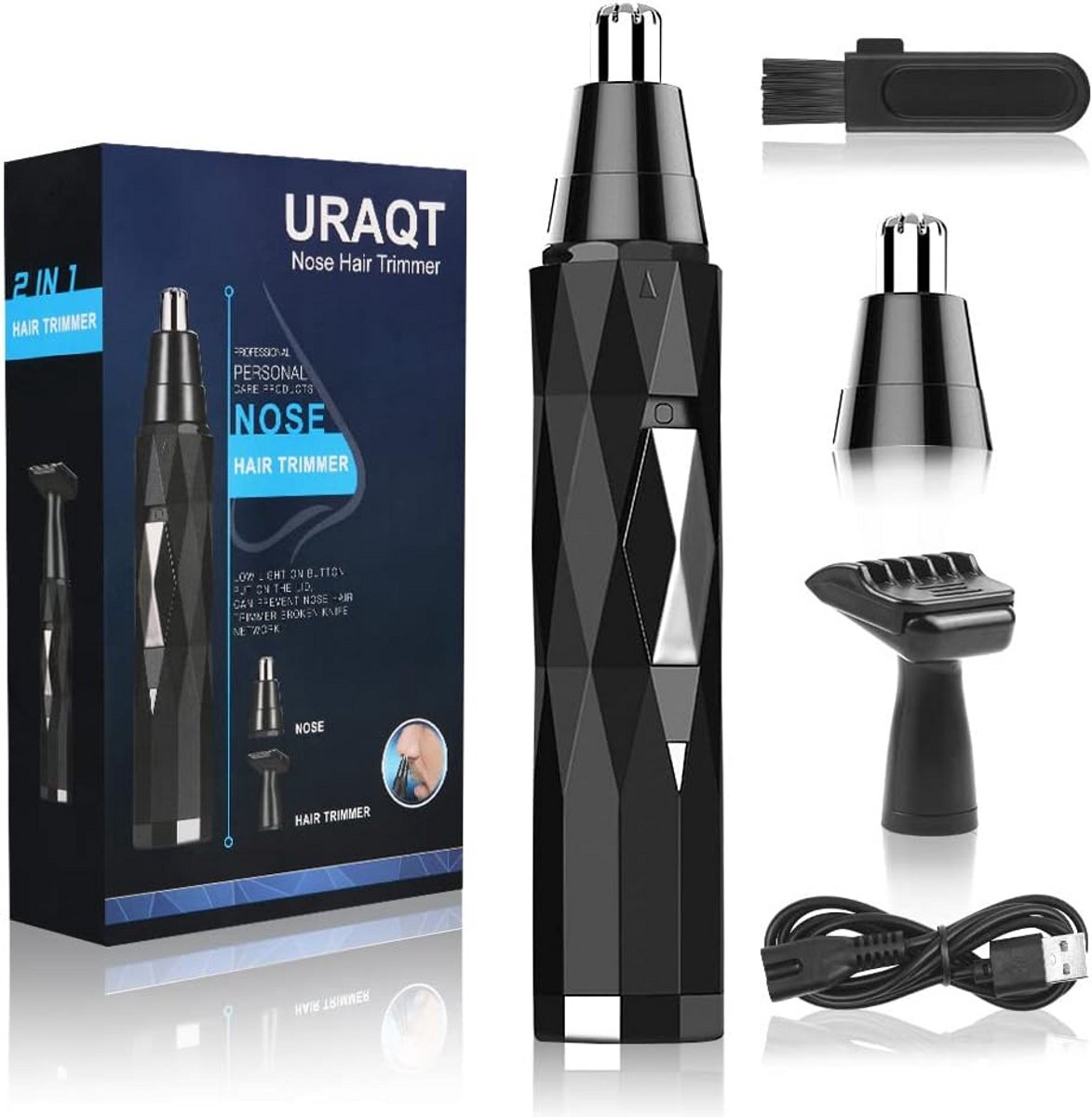 Neustrimmer Mannen - Bodygroomer - Scheerapparaat - Oortrimmer - Wasbaar