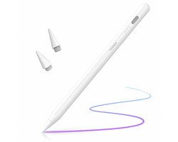 Sounix Stylus pen - Alleen voor iPads 2018-2026 - Universeel - Styluspennen met Palm Rejection en 2 Extra Punten - Wit