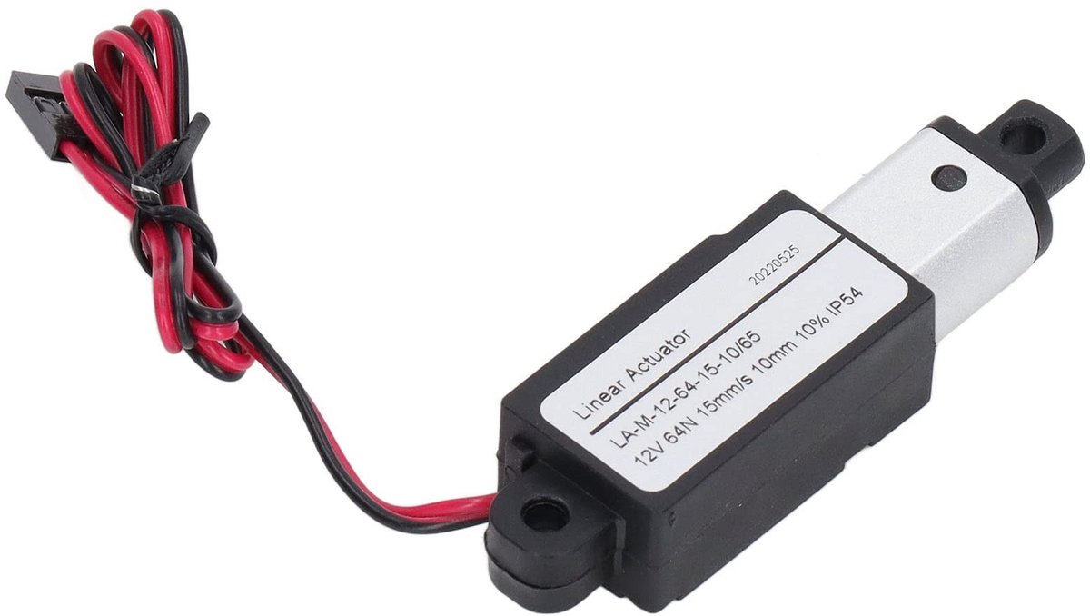 Dailygoods - Dailygoody - Elektrische Micro Lineaire Actuator - Miniatuur Motion Actuator - Aluminium en ABS - 12V Actuator - Geschikt voor Landbouwmachines - Comp..