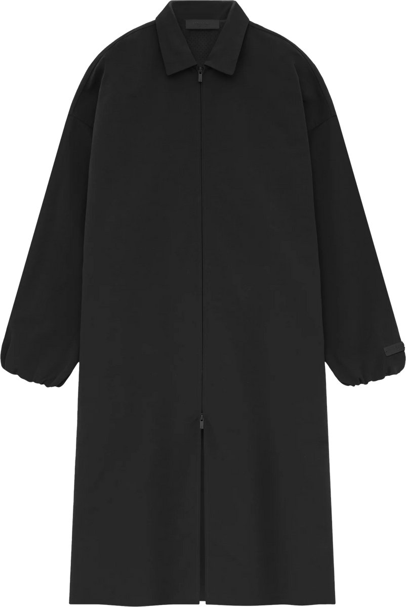 Fear of God Essentials Bonded Nylon Field Trench 'Zwart'.