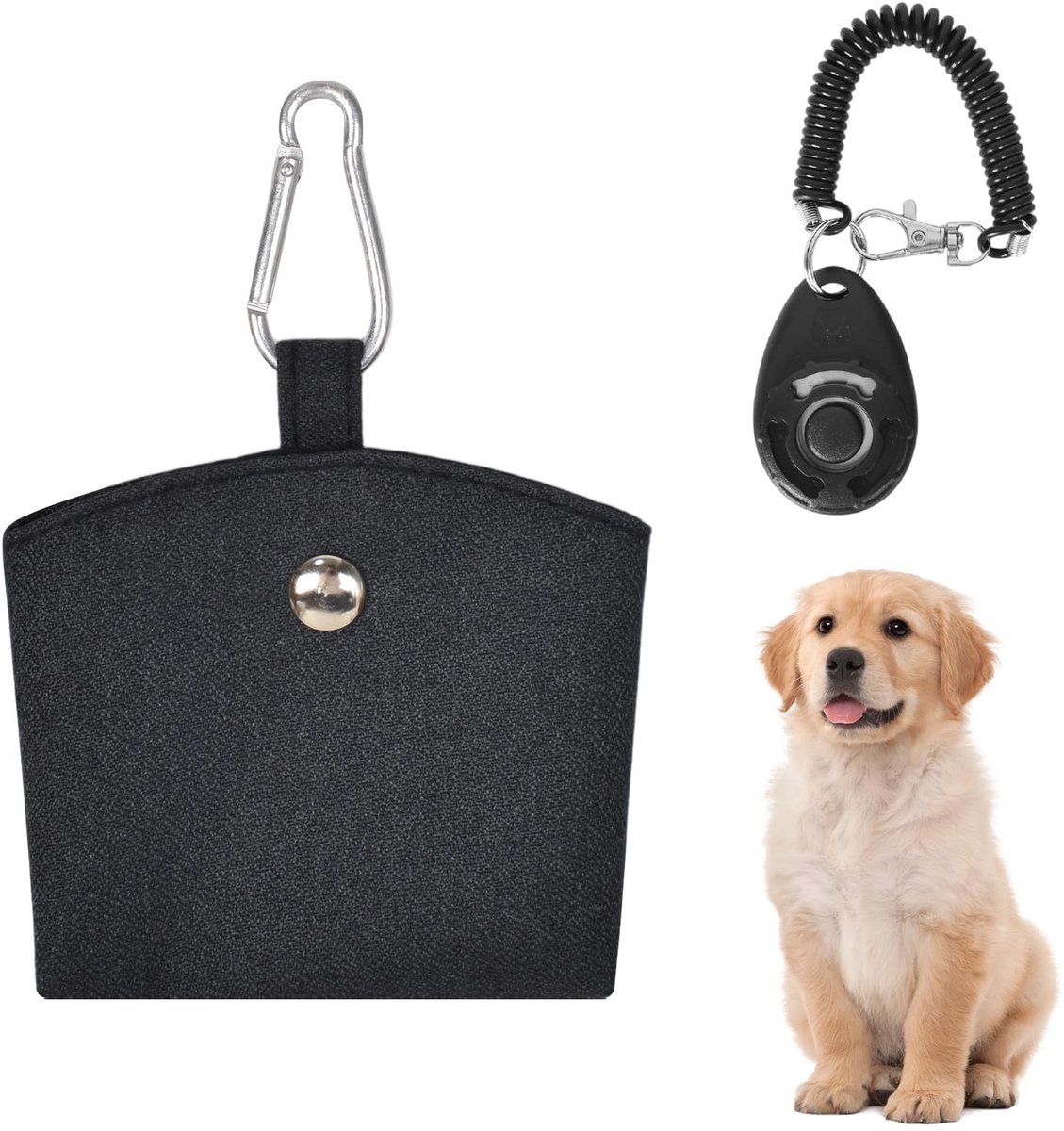 Dailygoods - Dailygoody - Hondentraktatiezakje - Trainingstool - Compact formaat - Traktatiecontainer - Handig voor wandelen - Geschikt voor puppy en hond