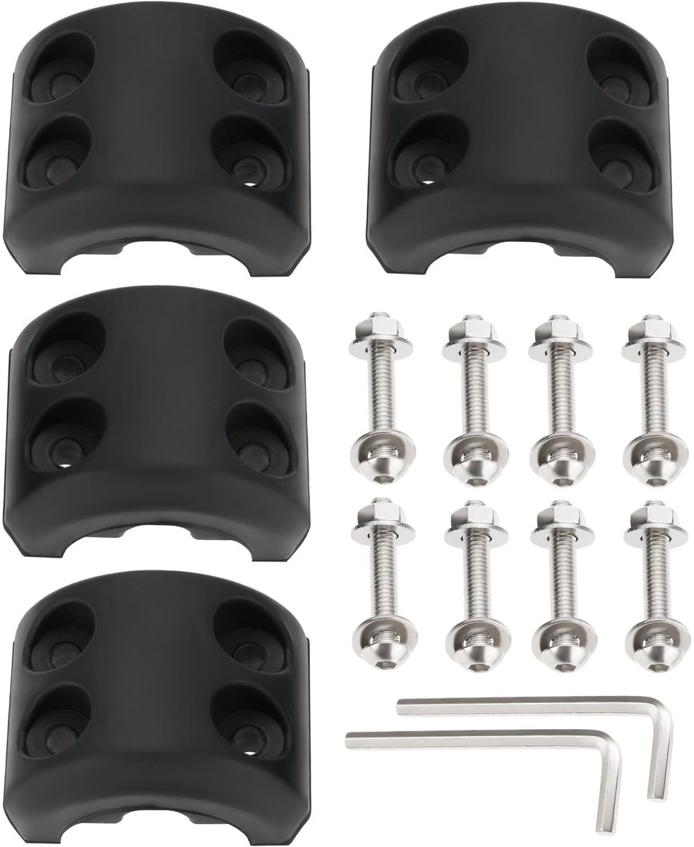 Dailygoods - Dailygoody - Kabelhaakstopper - Rubber Lier Accessoires - Zwart - Kabel Saver - 2 Sets