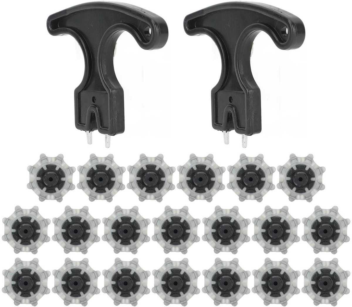 Dailygoods - Dailygoody - Golf Schoen Spikes - Antislip Golf Cleats - Vervangingen voor optimale grip - 20 Stuks - Inclusief Nageltrekker - Ideaal voor golfers - Z...