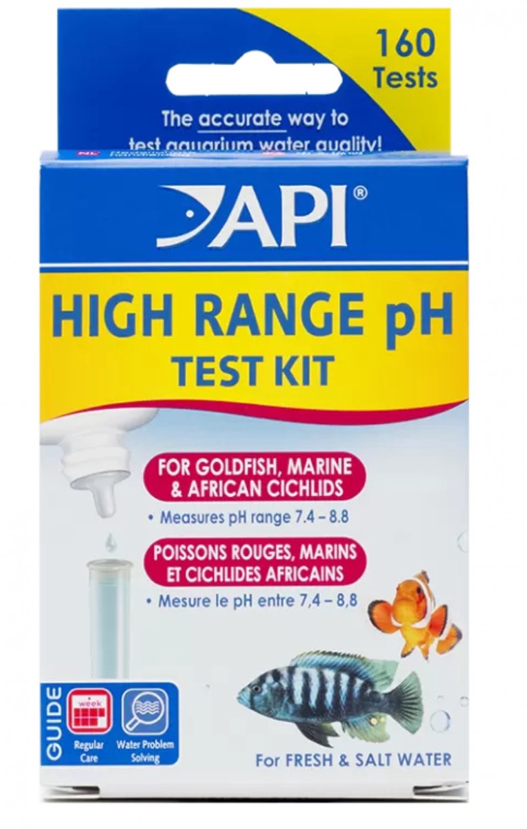 API High Range PH Test Kit - Aquarium pH test