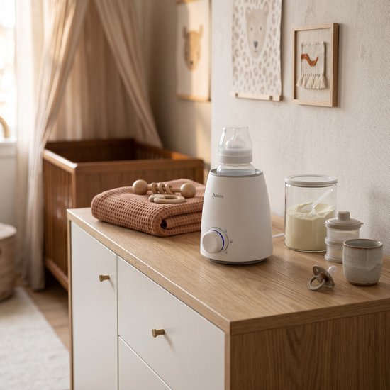 Alecto Flessenwarmer - Geschikt voor alle gangbare flessen - 500W - BW800 - Wit van Merkloos — afbeelding 4