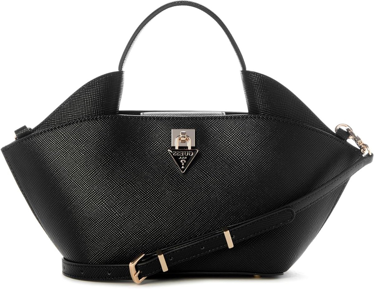 Schoudertas Mini Tote - Handtas Dames - Dagelijks Gebruik - Verstelbare Schouderband - 34 x 10 x 20 cm - Zwart