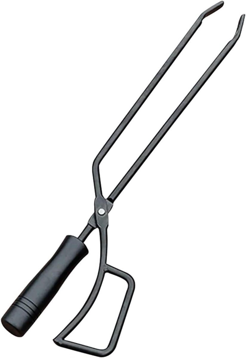 Vuurkorf Tang - Barbecue Tang Grill - Houtskool Pakken - Antislip Hittebestendig - 42 cm - Zwart