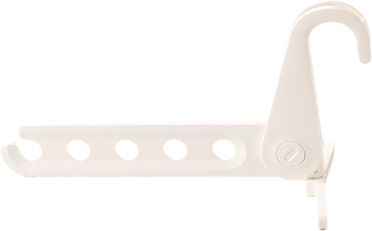 Opvouwbare Kledinghaak - Reishaak Wasdroger - Ruimte Besparen - Multifunctioneel Ontwerp - 35 x 18.5 cm - Wit