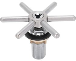 Automatische Bekerwasmachine - Glazen Spoeler - Snel Glazen Reinigen - Meerhoekige Wateruitlaat - 15D x 15B x 8H cm - Zilver