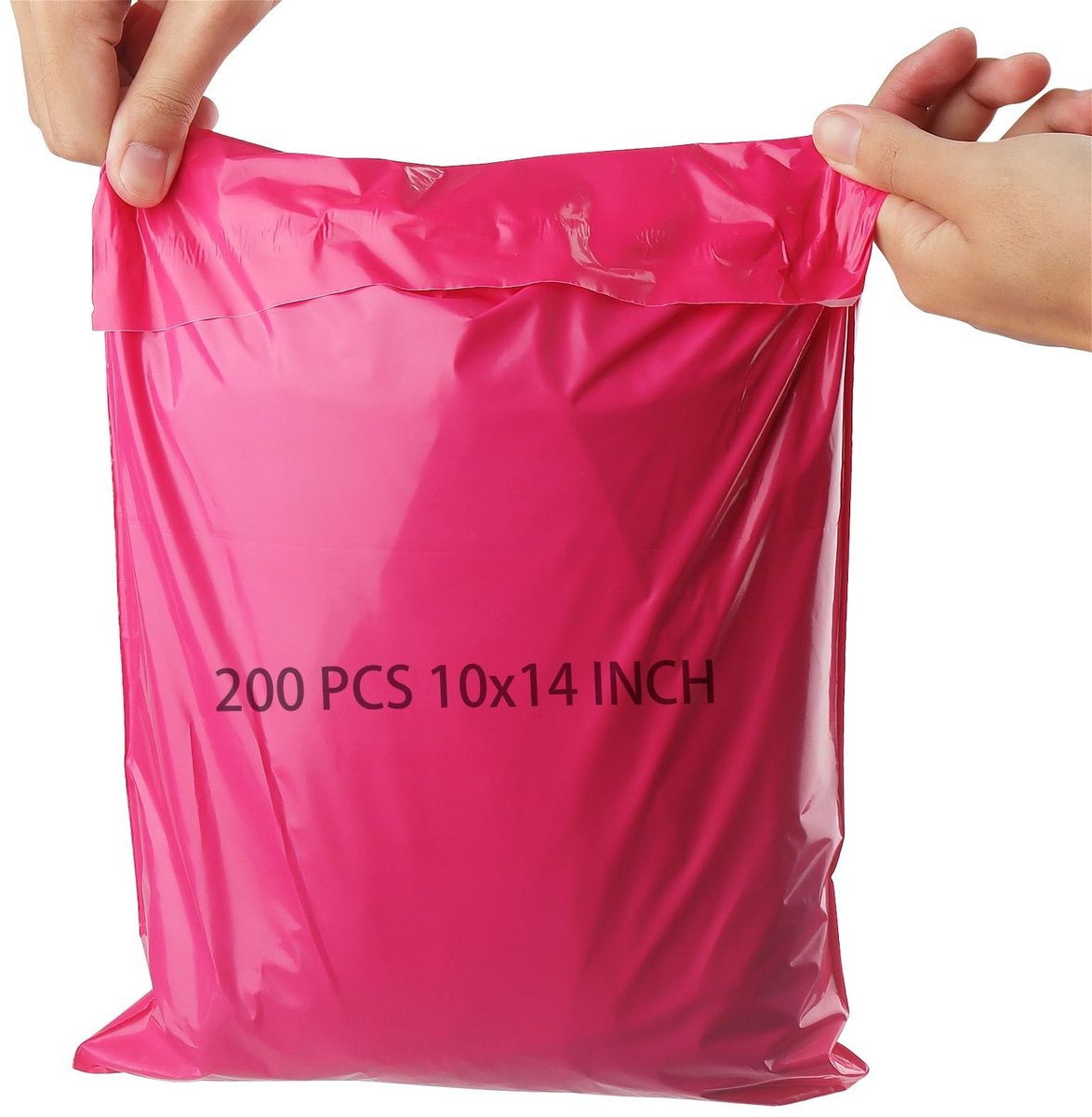 Dailygoody - OmGoods - Dailygoody - Verzendzakken - Waterdichte verpakking - 200 stuks - Roze - Zelfsluitende bezorgtas - Versterkt voor kleding - 35,5 x 25,5 cm