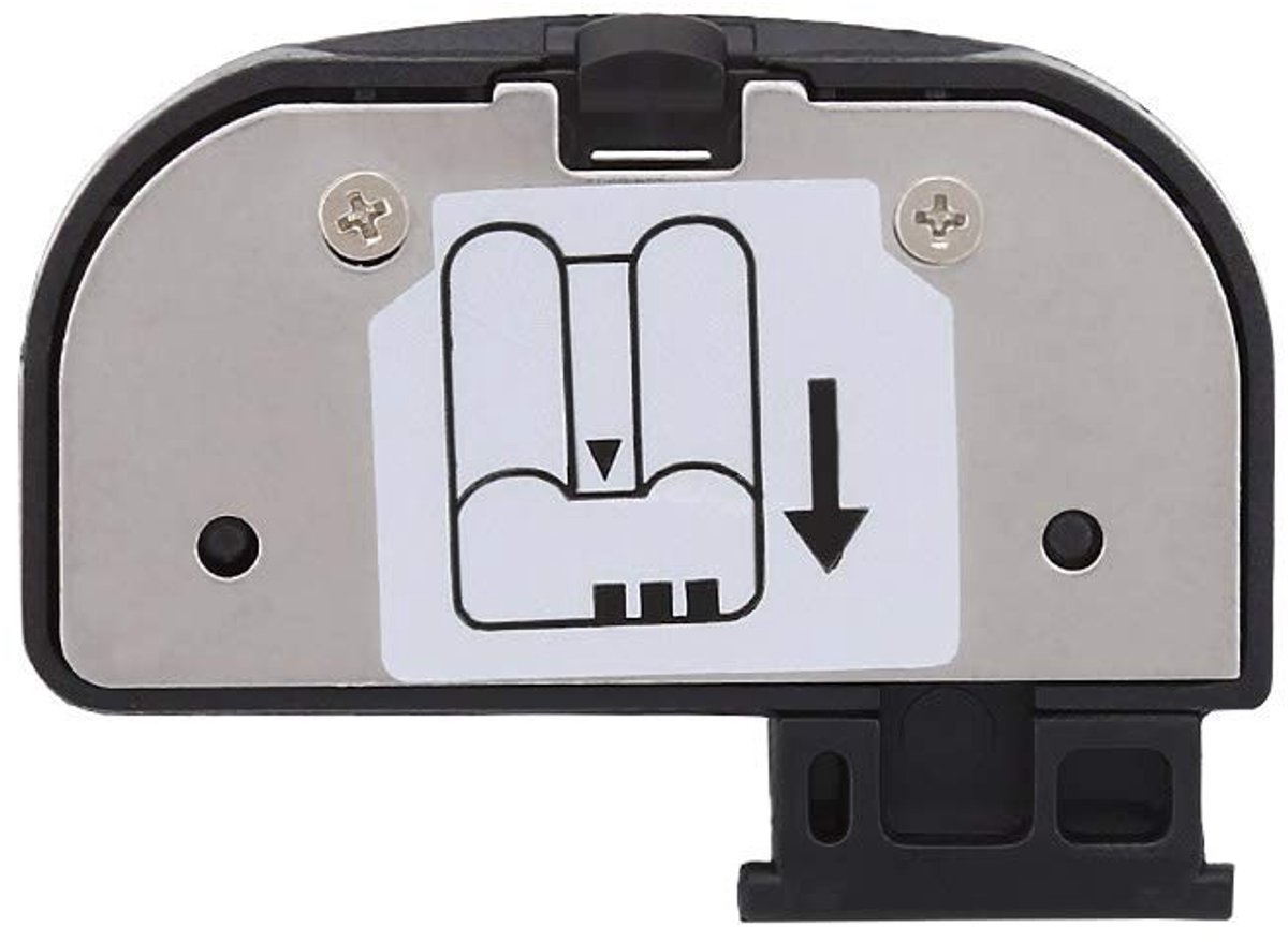 Dailygoody - Batterijcompartiment deksel - Vervangingsonderdeel - Zwart - Geschikt voor Nikon D7200 - Duurzaam en slijtvast