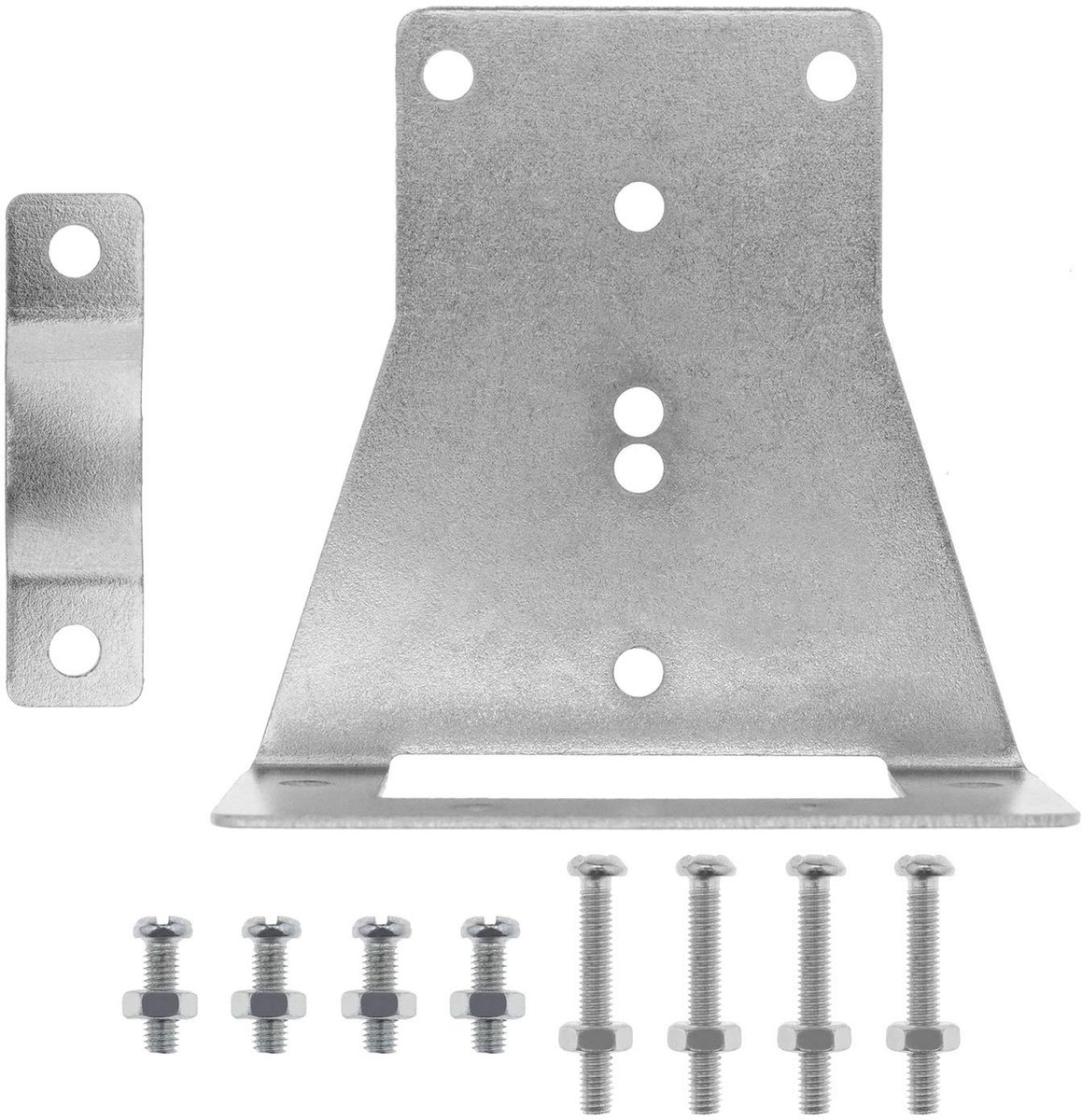 Dailygoody - Flush Panel Montage Beugel - Connector Mount - Vaste Beugel voor 50A Stekkers - Zilver - Montage met Schroeven - Geschikt voor Anders...