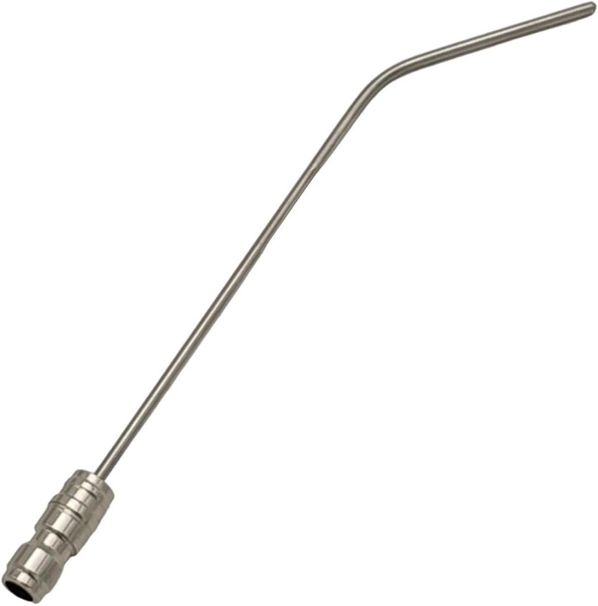 Hogedruk Mondstuk - Verlengstang Set - Terras Reinigen - Roestvrij Staal - 21 cm - Zilver