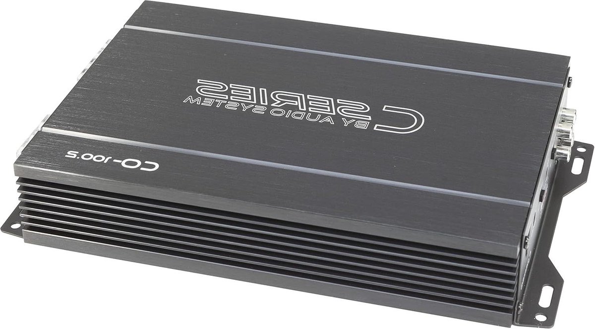 Audio Versterker - 2-Kanaals Eindversterker - Auto Geluid - Klasse A/B - 2x 100W RMS - Zwart