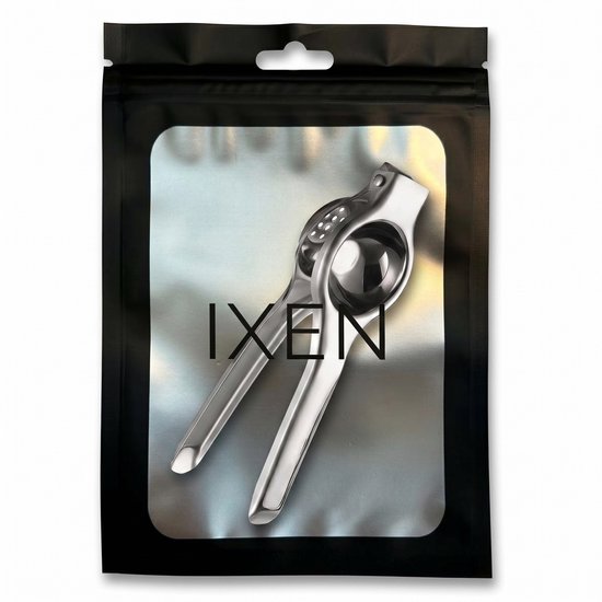 Citroenpers RVS - Citrus Squeezer - Limoenpers - Handcitruspers - Citrusknijper - Handpers - Fruitpers - IXEN van Merkloos — afbeelding 4