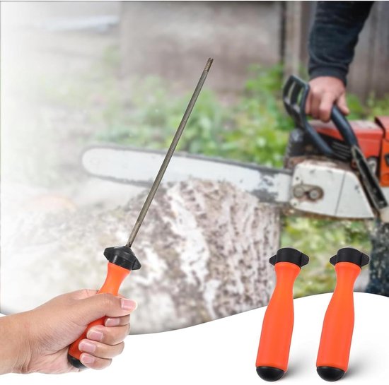 Kettingzaag Vijlhandvat - Ronde Vijl Houder - Kettingzaag Onderhoud - Ergonomische Anti-slip Grip - 8 Delen Set - Niet Gespecificeerd — afbeelding 5