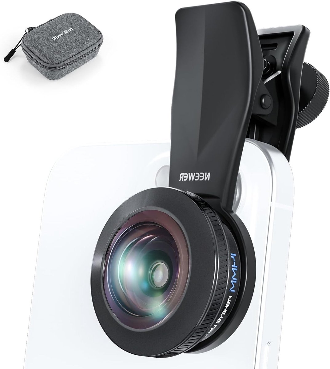 Fisheye 14mm 170° VR Lens met 17mm Draad voor Panorama, Streaming en Landschapsfotografie, Geschikt voor iPhone 16 Pro Max en Android S25 Ultra