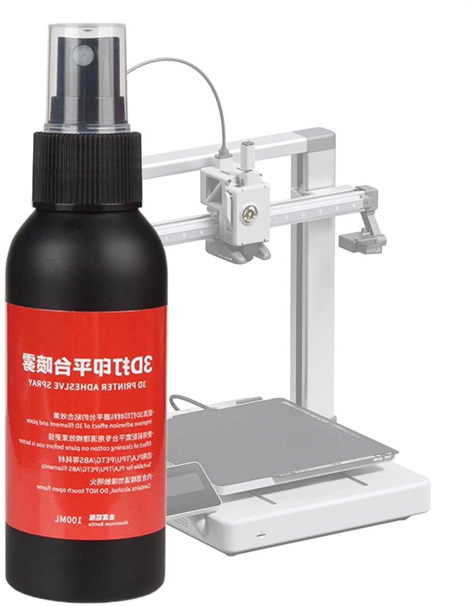 3D Printer Lijm - Hechtspray Bed - 3D Printen - Beschermt tegen vervorming - 100 ml - Enkele attribuut