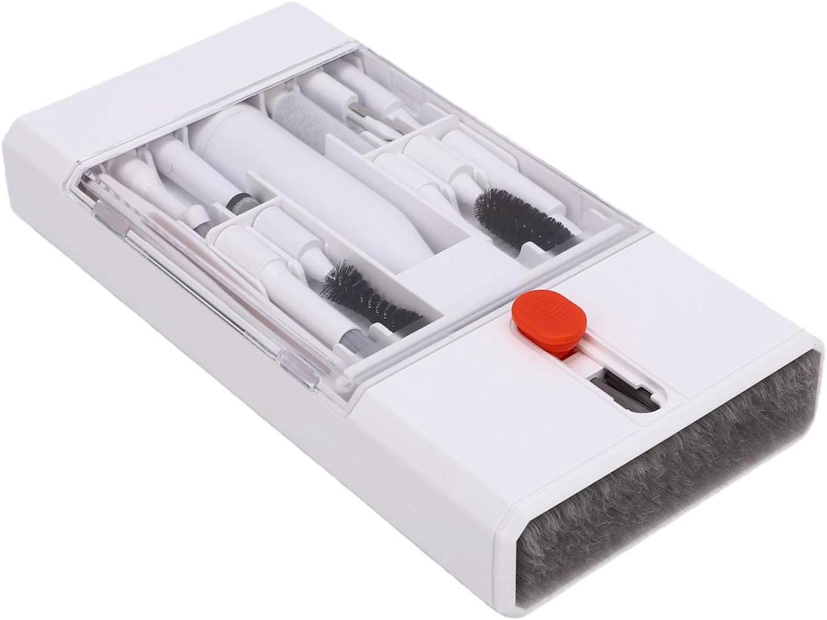 Laptopreinigingsset - Elektronica Reiniger - Apparaten Onderhouden - 22-in-1 Multifunctioneel - 15 x 8 x 3 cm - Grijs