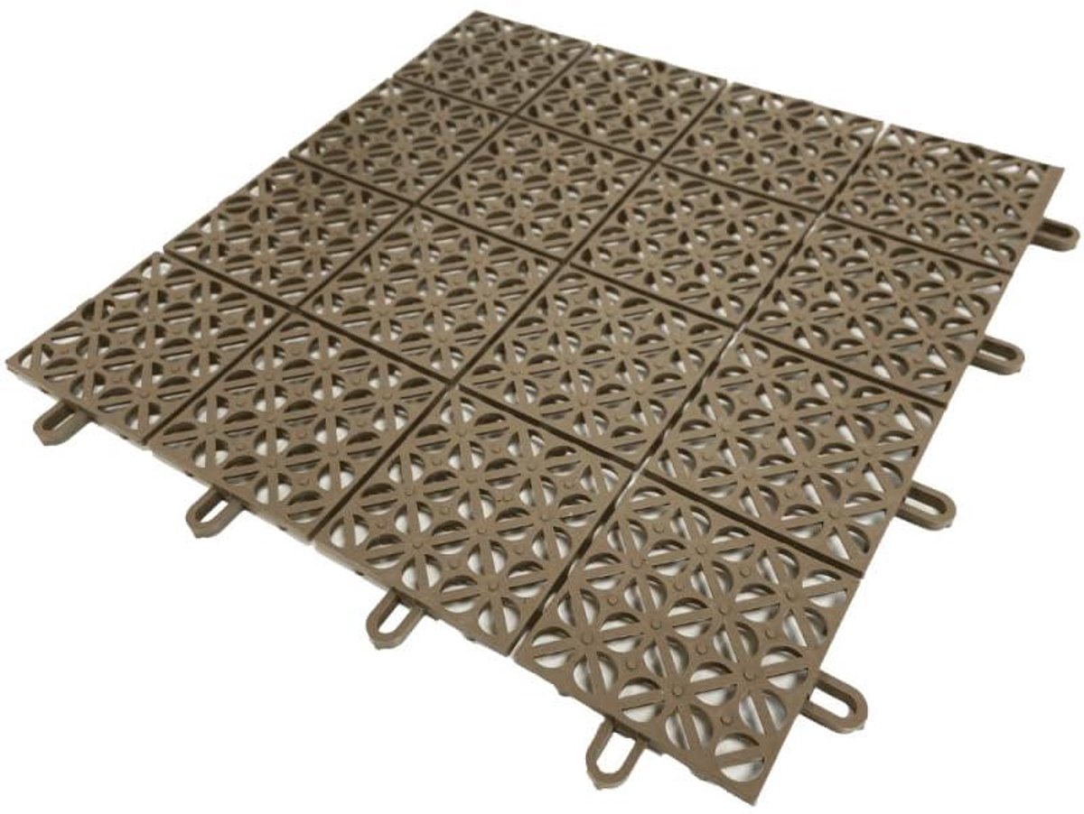 Drainage Tegels - Buiten vloer - Tuin inrichten - Flexibel aanpasbaar - 1 m² - Beige