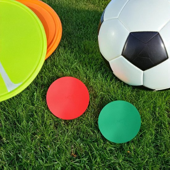 Voetbal Trainingsmarkeringen - Sport Stippen Veldmarkers - Agility Training - Antislip TPR Materiaal - 10 cm Diameter - Diverse Kleuren — afbeelding 3