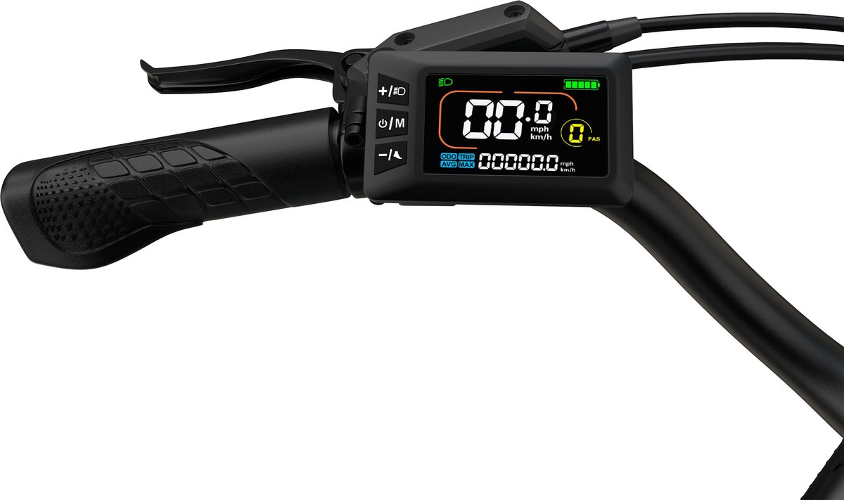 Pixar C1 Pro Elektrische Fiets - 250W Motor - 36V18Ah Accu - 28x1.95" Banden - Max Snelheid 25km/u - Max Bereik 80-100km thumbnail 5