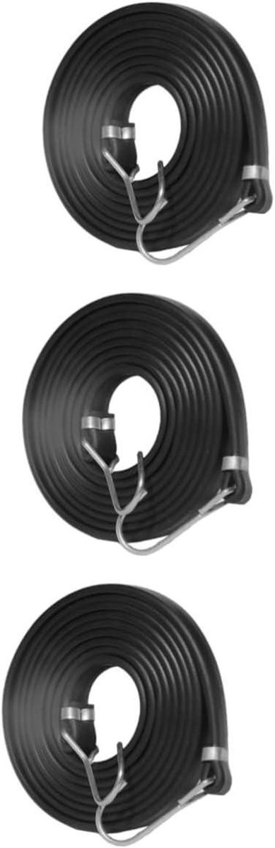 Elastische Spanbanden - Bagage Touw - Bagage Vervoeren - Hoge Elasticiteit - 230 cm - Zwart