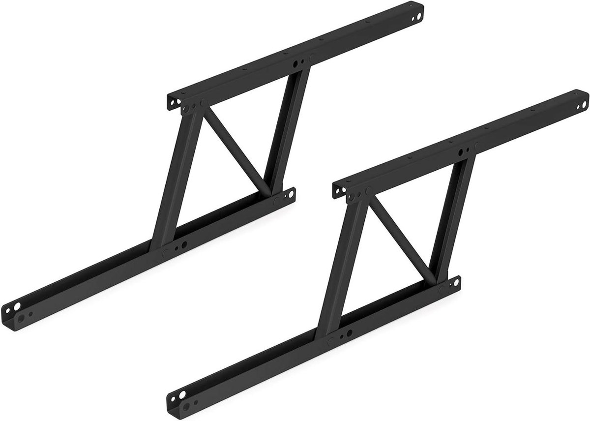 Hefmechanismen voor salontafel - Tafelveren Set - Tafel Vergroten - Verstelbaar in hoogte - 135 mm lift - Zwart