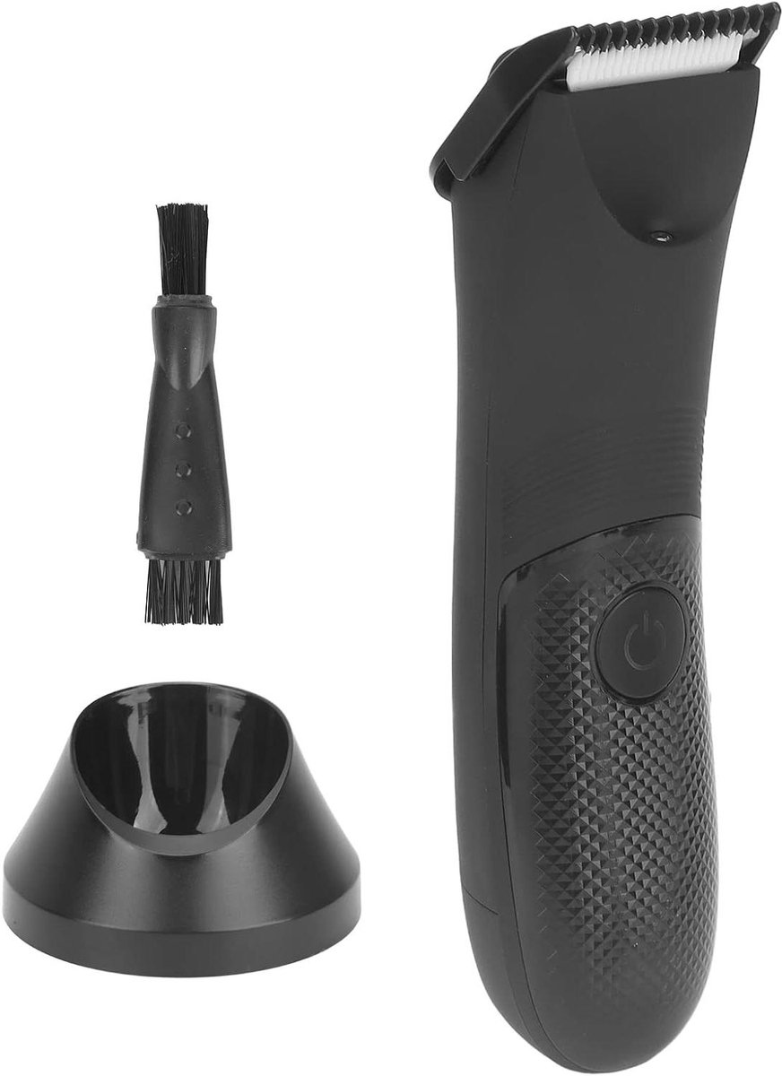 Elektrische Bodygroomer - Lichaamshaar Trimmer - Comfortabel Scheren - Veilig voor Huid - 155 x 65 mm - Wit