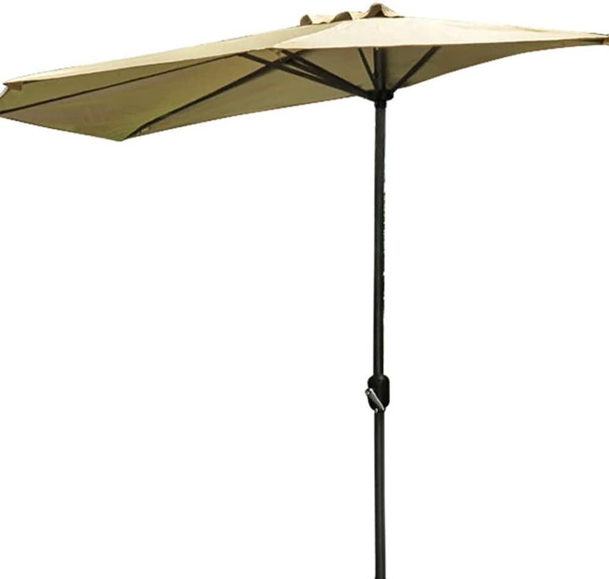 Halfronde Parasol - Muur Scherm - Terras Beschermen - Ruimtebesparend Ontwerp - 3 Meter Diameter - Geel