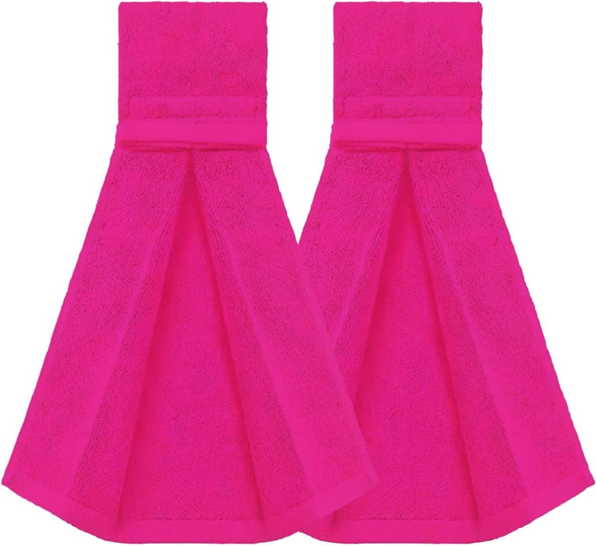 Voetbalhanddoek Set - Sport Handdoek - Actief Blijven - Betrouwbare Sluiting - 2 Stuks 11x45cm - Roosrood