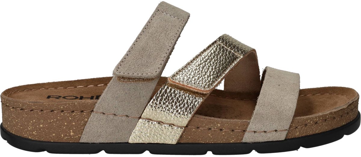 Rohde Slippers - Dames - Beige - Maat:36