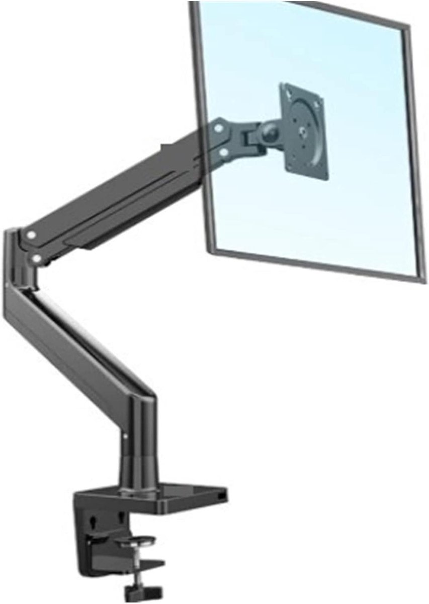 Monitorstandaard - Bureauhouder - Ergonomisch Werken - Gasveer Arm - 22-40 Inch - Zwart