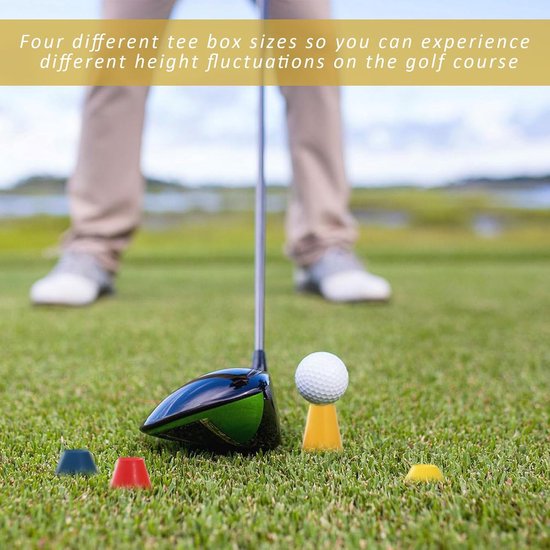SPHProducts - Golf Tees Set - Rubber Golf Tees - Ideaal voor golfspelers - Diverse maten en kleuren - Versterkt spelervaring - Geschikt voor elke golfe... van Sphproducts — afbeelding 2