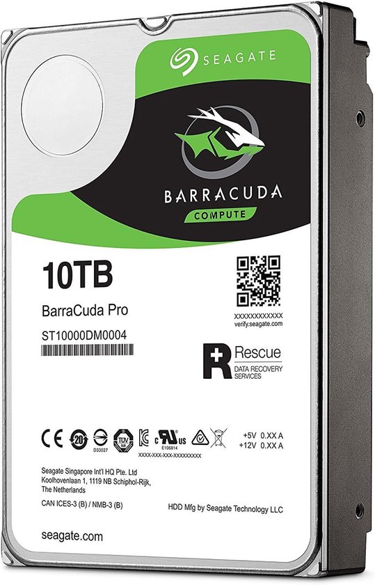 Interne Harde Schijf - Opslag Schijf - Bestanden Opslaan - 7200 RPM Snelheid - 10TB - Grijs van Interne Harde Schijf — afbeelding 5