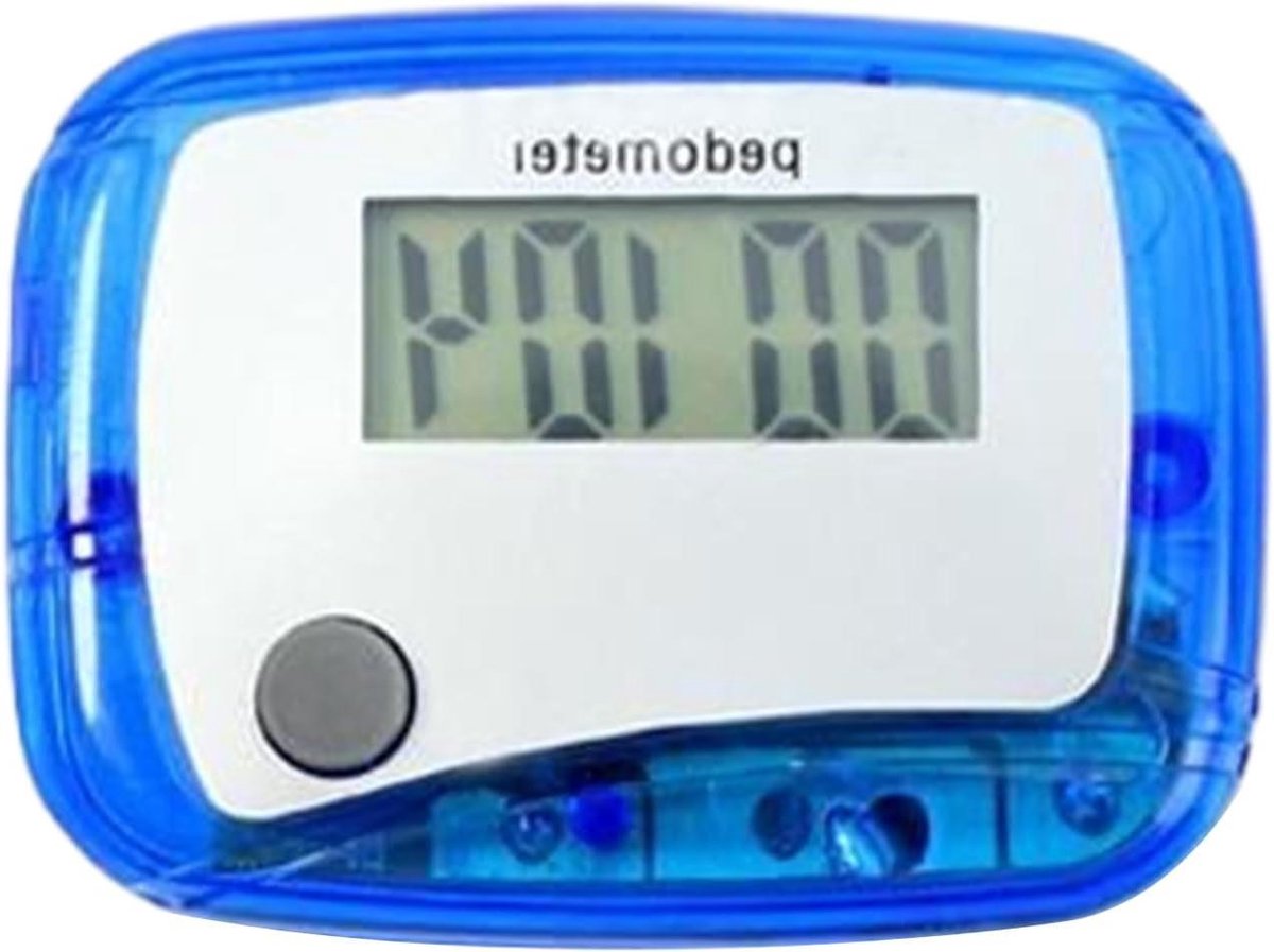 Draagbare Stappenteller - Activiteitstracker Clip - Dagelijkse Beweging - Seniorenvriendelijk Ontwerp - Compact Formaat - Blauw