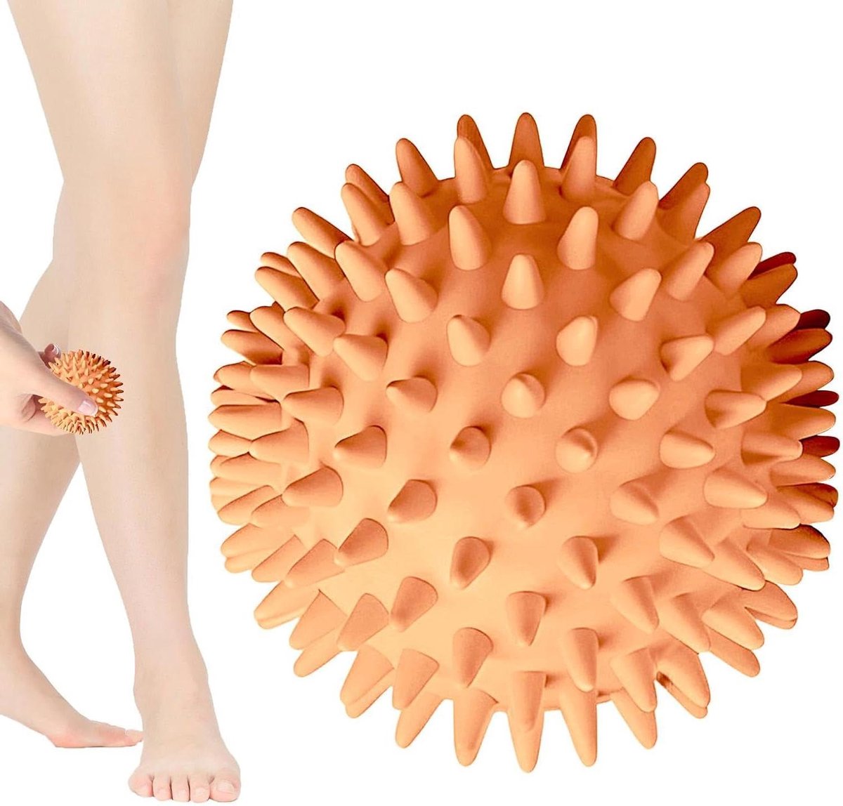 Massagebal - Fascia bal - Spierontspanning thuis - Gerichte druk - 6 cm - Zwart